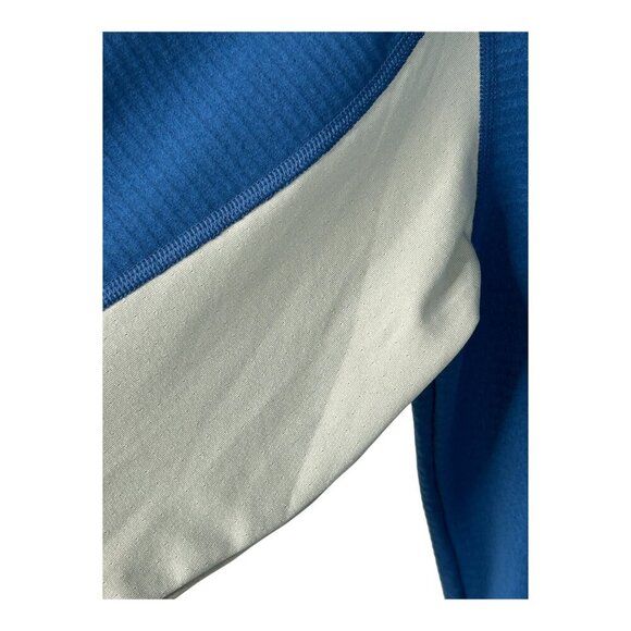 Nike Golf Men's THERMA-FIT 1/4 Zip Pullover | Sz M Royal Blue & Grey Side Panels - Picture 5 of 9